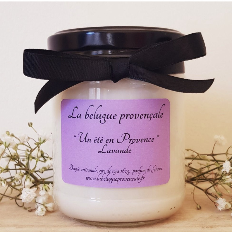 Bougie artisanales fait main - Cire de soja, parfum de Grasse - artisanat local